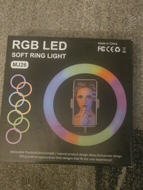 RGB LED Soft Ring Light – Multicolor Phone Ring Light